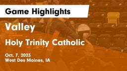 Valley  vs Holy Trinity Catholic  Game Highlights - Oct. 7, 2023