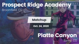 Matchup: Prospect Ridge vs. Platte Canyon  2020
