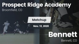 Matchup: Prospect Ridge vs. Bennett  2020
