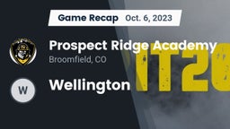 Recap: Prospect Ridge Academy vs. Wellington 2023
