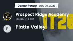 Recap: Prospect Ridge Academy vs. Platte Valley 2023