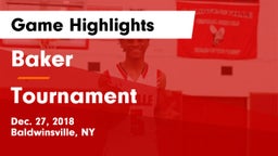 Baker  vs Tournament Game Highlights - Dec. 27, 2018