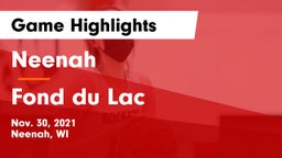 Neenah  vs Fond du Lac  Game Highlights - Nov. 30, 2021