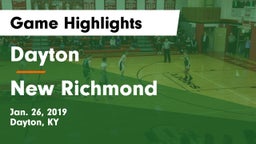 Dayton  vs New Richmond Game Highlights - Jan. 26, 2019