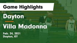 Dayton  vs Villa Madonna  Game Highlights - Feb. 24, 2021