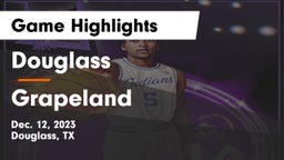 Douglass  vs Grapeland  Game Highlights - Dec. 12, 2023
