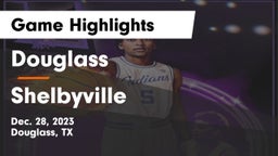 Douglass  vs Shelbyville  Game Highlights - Dec. 28, 2023