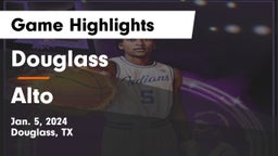Douglass  vs Alto  Game Highlights - Jan. 5, 2024
