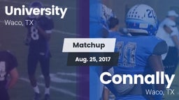 Matchup: University High vs. Connally  2017
