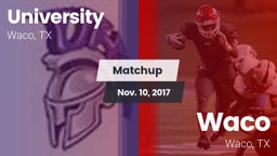 Matchup: University High vs. Waco  2017