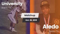 Matchup: University High vs. Aledo  2018