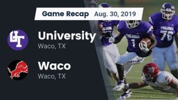 Recap: University  vs. Waco  2019