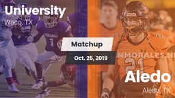 Matchup: University High vs. Aledo  2019