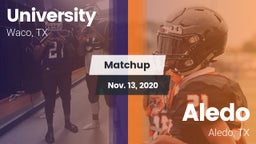 Matchup: University High vs. Aledo  2020