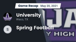 Recap: University  vs. Spring Football 2021
