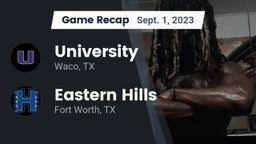 Recap: University  vs. Eastern Hills  2023