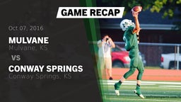 Recap: Mulvane  vs. Conway Springs  2016