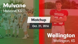 Matchup: Mulvane  vs. Wellington  2016