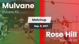 Matchup: Mulvane  vs. Rose Hill  2017