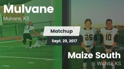 Matchup: Mulvane  vs. Maize South  2017