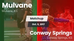 Matchup: Mulvane  vs. Conway Springs  2017