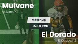 Matchup: Mulvane  vs. El Dorado  2018