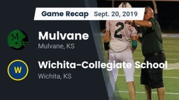 Recap: Mulvane  vs. Wichita-Collegiate School  2019