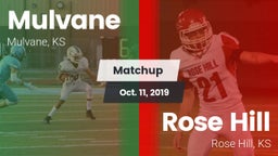 Matchup: Mulvane  vs. Rose Hill  2019