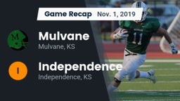 Recap: Mulvane  vs. Independence  2019