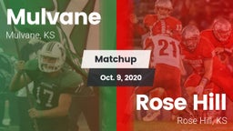 Matchup: Mulvane  vs. Rose Hill  2020