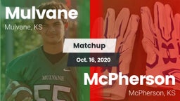 Matchup: Mulvane  vs. McPherson  2020