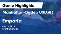 Manhattan-Ogden USD383 vs Emporia  Game Highlights - Oct. 3, 2019