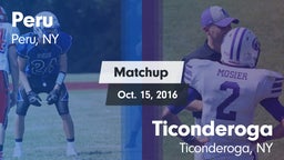 Matchup: Peru  vs. Ticonderoga  2016