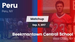 Matchup: Peru  vs. Beekmantown Central School 2017