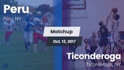 Matchup: Peru  vs. Ticonderoga  2017