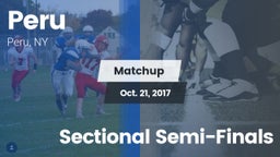 Matchup: Peru  vs. Sectional Semi-Finals 2017