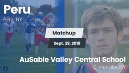 Matchup: Peru  vs. AuSable Valley Central School 2018