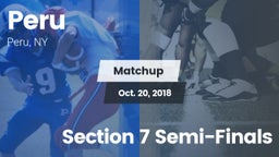 Matchup: Peru  vs. Section 7 Semi-Finals 2018