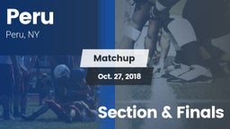 Matchup: Peru  vs. Section & Finals 2018