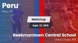 Matchup: Peru  vs. Beekmantown Central School 2019