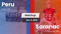 Matchup: Peru  vs. Saranac  2019