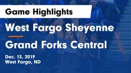 West Fargo Sheyenne  vs Grand Forks Central  Game Highlights - Dec. 13, 2019