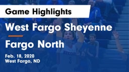 West Fargo Sheyenne  vs Fargo North  Game Highlights - Feb. 18, 2020