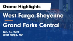 West Fargo Sheyenne  vs Grand Forks Central  Game Highlights - Jan. 13, 2021