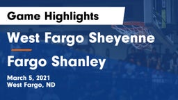 West Fargo Sheyenne  vs Fargo Shanley  Game Highlights - March 5, 2021