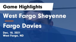 West Fargo Sheyenne  vs Fargo Davies  Game Highlights - Dec. 18, 2021