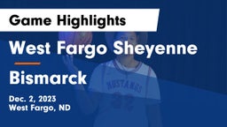West Fargo Sheyenne  vs Bismarck  Game Highlights - Dec. 2, 2023
