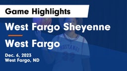 West Fargo Sheyenne  vs West Fargo  Game Highlights - Dec. 6, 2023