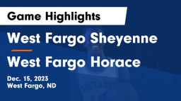 West Fargo Sheyenne  vs West Fargo Horace  Game Highlights - Dec. 15, 2023