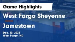 West Fargo Sheyenne  vs Jamestown  Game Highlights - Dec. 30, 2023